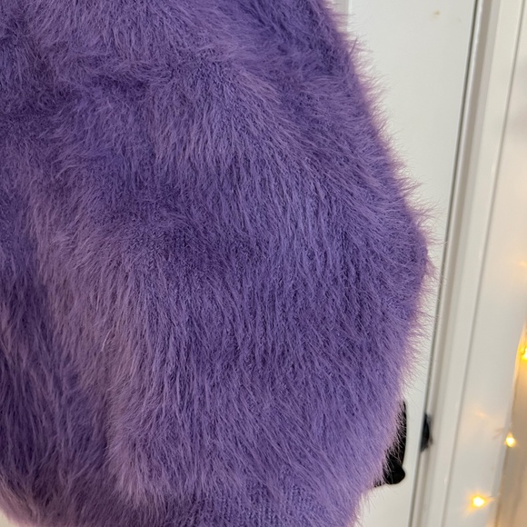 💜 NWT 90's Fabletics Fuzzy Mini Dress 💜 - Picture 7 of 9